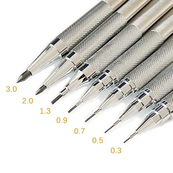0.3 0.5 0.7 0.9 1.3 2.0 mm Creion Mecanic Set Full Metal Arta de Desen, Pictura Automat Creionul cu care Conduce Biroul Școală de Aprovizionare