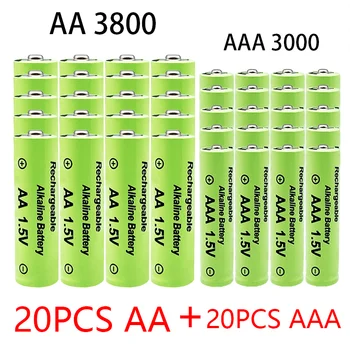 1.5 V AA + AAA NI-MH AA Baterii Alcaline AAA 3800-3000mah Pentru Lanterna Jucării Ceas cu MP3 Player Înlocui Ni-Mh Baterie