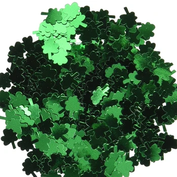 1 Pachet Irlandez Petrecere de Ziua Decoratiuni Paiete Shamrock Banshee Originale Frunză Verde de Confetti Foi de St. Patrick ' s Day Decoratiuni