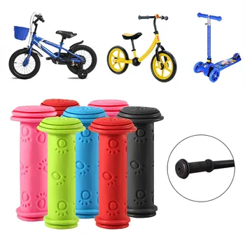 1 Pereche de Mânere Pentru Biciclete pentru Copii Trotinete Non-Alunecare rezistent la apa Roz/negru/rosu/albastru/verde de Cauciuc Accesorii pentru Biciclete