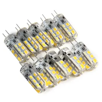 10buc AC220V G4 2W 3W Led Margele Cald/Alb 360 de Grade Unghi de Lumină LED-uri Bec LED-uri de iluminat Candelabru Înlocui Lămpile cu Halogen G4