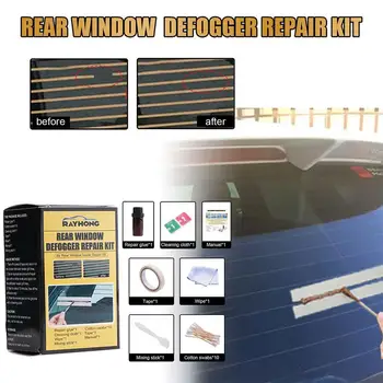 16pcs Masina Dezaburitorului de lunetă DIY Kit de Reparare Reparare Rapidă Zgâriat, Rupt de Degivrare Încălzire Linii de Grilă Accesorii Auto