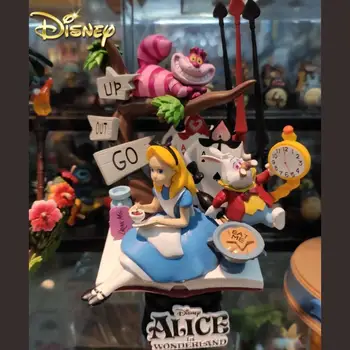 19cm Disney Alice În țara Minunilor Printesa de Acțiune Figura Anime Decor din Pvc, Model Figurina de Colectare de Jucării Pentru Cadou