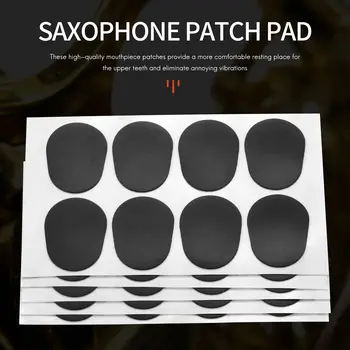 40 Buc Mustiuc Saxofon Perne, 0.8 mm Tenor/Alto Clarinet & Saxofon purtător de cuvânt Patch-uri Tampoane
