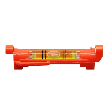 5pcs Agățat Linie Niveluri 75x12.5mm Orange Pen Pentru Constructii Plastc Orizontală Bubble Instrument de Măsurare Accesorii