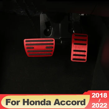 Aliaj de aluminiu Accelerator Mașină de Combustibil, Frână de Ambreiaj Odihnă Picior Pedale Pad Acoperire Pentru Honda Accord X 10 2018 2021 2022 Accesorii