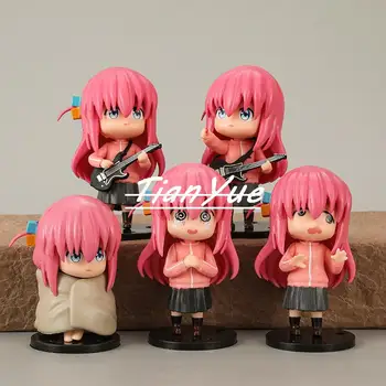 Anime Bocchi Rock! Gotoh Hitori Drăguț Versiune 5pcs/set figurina Model de Jucărie 10cm