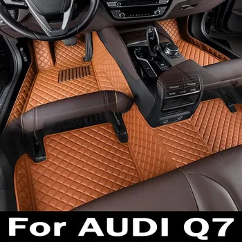 Auto covorase pentru AUDI Q7 (Cinci Locuri) 2016 2017 2018 2019 auto Personalizate picior Tampoane de automobile covor de acoperire accesorii de interior