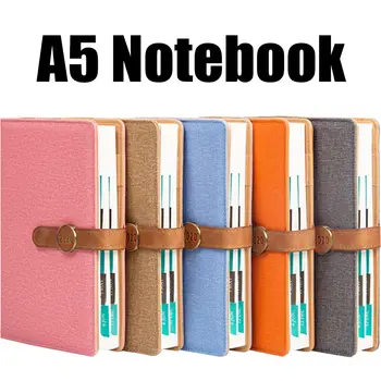 Cele Mai Recente Agenda A5 Capac Moale Inel Spirală Notebook Planificator Hardcover Notebook Program Săptămânal De Piele Agenda Jurnal Notebook