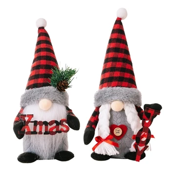 Crăciun fără Chip Gnome Ornament Fenale/Masculin pentru Casa si Magazin de Decor L21C