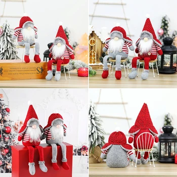 De crăciun, Rudolph Papusa Pandantiv Decor de Crăciun Pentru Acasă de Crăciun Ornament pentru Pomul de Crăciun Cadou de Crăciun Noel an nou fericit 2023