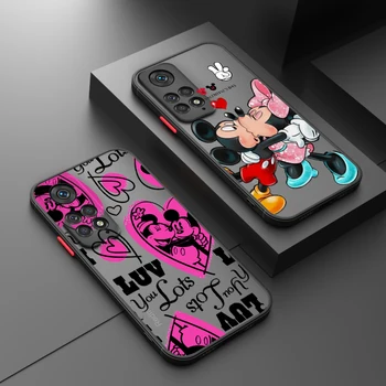 Disney Mickey Minnie Pentru Redmi K40 K20 A1 A2 12C 11A 10X 9C 9AT LA Pro NFC Gaming Pro Plus 4G Mat Translucid Caz de Telefon