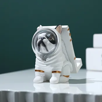 Drăguț Amuzant Telefon Mobil Stand Modernizate Unic Astronaut Rășină Durabil Material Universal Pentru Mobile Set Ornament cu Joben