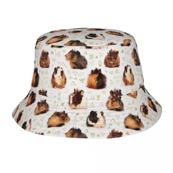 Drăguț cobai Animal Pălărie Găleată Pălării de Primăvară Accesorii Pescar Pălărie pentru Camping Femei Bărbați Bob Pălărie Packable