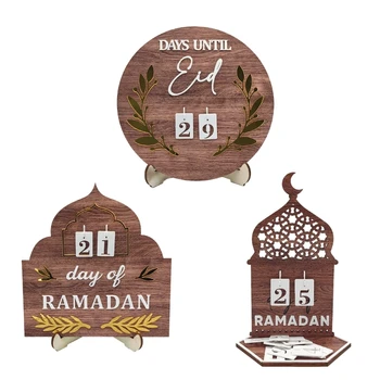 EidMubarak Ramadanului Calendar Numărătoarea Inversă Manual Festivalul De Decor Petrecere
