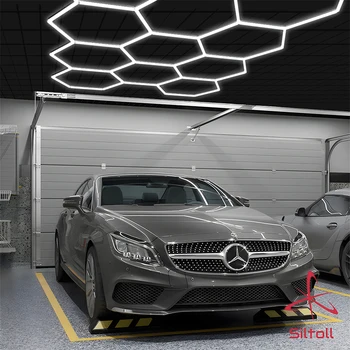 Garaj Hex LED Lumina de Lucru Atelier de Lampa Hexagon Auto Atelier de Reparații de Iluminat
