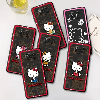 Hello Kitty Caz Pentru Xiaomi Mi Poco Poco X3 NFC X4 Pro Km 11 Lite 11T 12 10T 9T 13 Nota 10, Spate Moale Capacul Telefonului