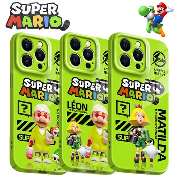 Hot Super Mario Hard Telefon Caz pentru Iphone 14 13 12 11 Pro Max Plus X XS XR Anime Anti-drop Shell All-inclusive Capacul din Spate Cadou