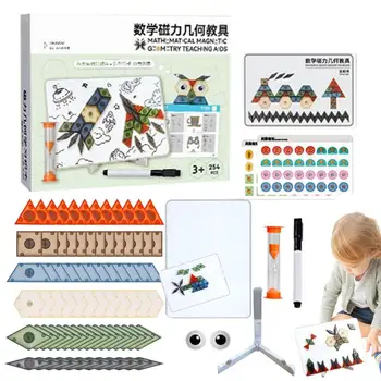 Jocuri Puzzle Pentru Copii Amuzant Magnetice De Tangram Puzzle Blocuri De Puzzle, Jocuri De Inteligență Jucărie Pentru Copil Băiat Fete Copilul Pentru Școală Acasă