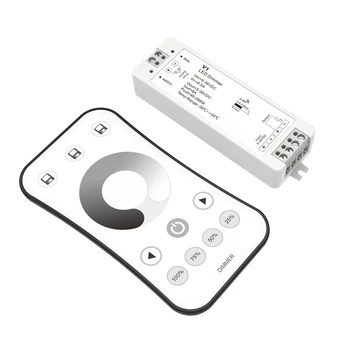 LED Strip Inteligentă de Reglaj Monocrom Controller 2.4 G fără Trepte de Reglaj Panoul de Control de la Distanță Modul Dimmer Înlocuire