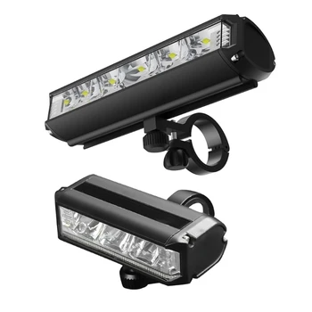 Luminoase USB Reîncărcabilă Biciclete Lumina, Puternic Biciclete Faruri Fata, 5 Moduri de Lumina, Usor de instalat pentru Ciclism 57QC