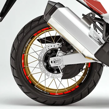 Motocicleta Roata Autocolant Reflectorizant Rim Decal Hub Stripe Bandă rezistent la apa Accesorii Pentru Honda CRF1000L Africa Twin