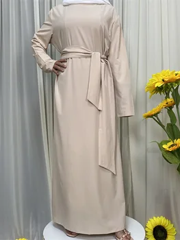 Musulman 2023 noua moda vrac plus dimensiunea rochie de femei Abaya Eid al-Fitr îmbrăcăminte Islamic vinde fierbinte simplu femei podea-lungime rochie