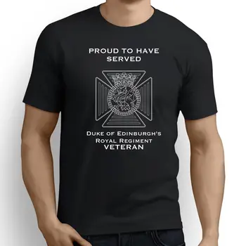 Noi de moda de Top Teuri TshirtsDuke de Edinburgh Royal Regiment Premium Veteran T-Shirt (122) Bărbați Amuzant Harajuku Tricou