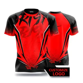 Nouă Bărbați T-shirt Pentru Bărbați Uscare Rapidă Tricouri Tricou Uniforme de Concurență Joc Haine Imprimate T-shirt Boys Respirabil Sport