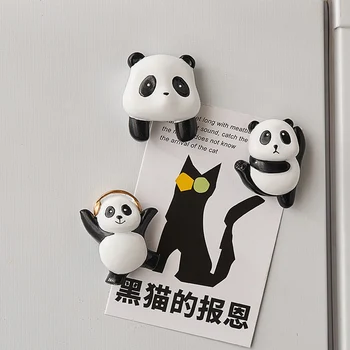 Panda Magnet De Frigider Drăguț Decor Acasă Animale Magnetice Ornamente Frigider Minunat Autocolante Decorare Accesorii De Bucatarie