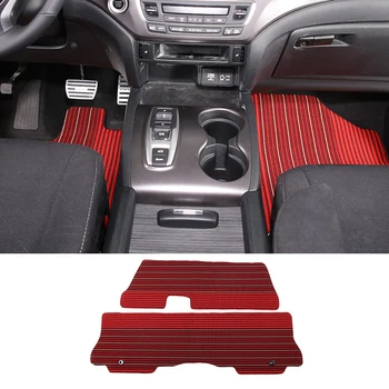 Pentru 2020-2022 Honda Pilot TPE mașină roșie din față și din spate floor mat covor mașină de decor interior, accesorii de protecție