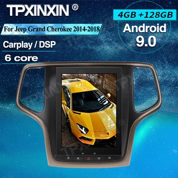 Pentru Jeep Grand Cherokee 2014-2018 de Aur Android Auto Navigație GPS Stereo Unitate Multimedia Player Auto cu Radio casetofon