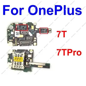 Pentru OnePlus 1+ 7T 7T Pro Tăvița Cartelei Sim Slot Socket SD Card Reader cu Microfon Bord Piese