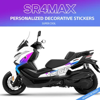 Pentru VOGE SR4 MAX SR4MAX 2023 Motocicleta Set de Autocolant de Partea Corpului Decalcomanii Impermeabil Personalizat Flori Autocolant SR4MAX Decorative