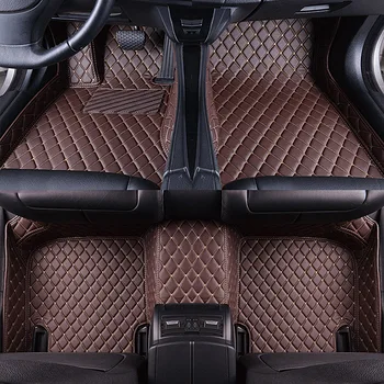 Personalizat Auto Covorase Pentru Ford Fiesta 2017-2020 Podea Din Piele Durabil Covoare Plin Protector Accesorii Auto Piciorul Covor