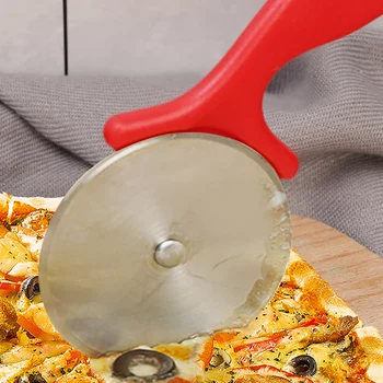Pizza Cutter De Oțel De Rulare Cuțit De Patiserie Aluat Roată De Tăiere Cu Role Crusta De Copt Instrumente Manuale De Tăiței Roll-Sharp Non Cuțite Ruginite