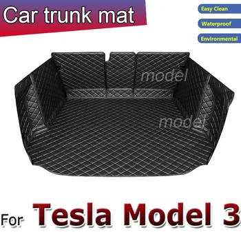 Portbagaj Covoraș Pentru Tesla Model 3 2019 Linie De Mărfuri, Accesorii Interior Boot