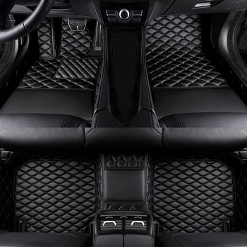 PU Piele de Lux 3D Auto Personalizate Podea Mat pentru Citroen C3-XR 2015-2022 Citroen C5 C5 AIRCROSS Auto Accesorii de Interior