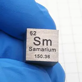 Samariu Cub de Metal Cuburi de 10mm Dimensiune Înaltă Puritate Tabelul Periodic de Colectare 1cm