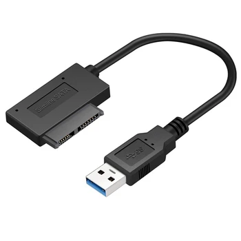 Sata La USB 3.0 7+6PINI 13Pin Cablu Convertor Rapid Transfer de Date Pentru Laptop Unitate Optică CD/DVD ROM Slimline cu Mașina