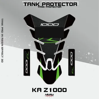 Se potrivesc Pentru Z1000 Z 1000 NINJA ABS 3D Fibra de Carbon Motociclete 3D Tank Pad de Protecție Autocolant Decal