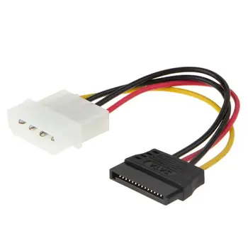 Serial ATA SATA, 4 Pini IDE Molex La 1/2/3 de 15 Pin HDD Cablu Adaptor de Alimentare Fierbinte de Promovare în întreaga Lume