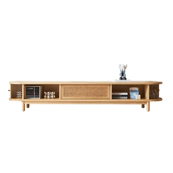 Simplu, modern, din lemn masiv, TV cabinet, camera de zi, unitate mică, rolling shutter integrat cabinet de stocare
