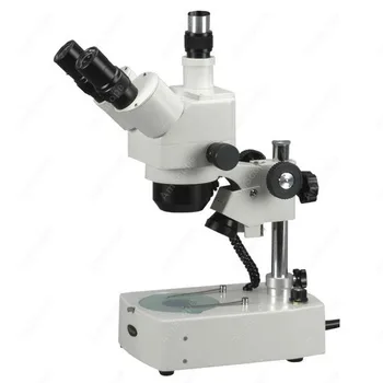 Stereo Trinocular cu Zoom Microscop--AmScope Consumabile 5X-80X Stereo Trinocular cu Zoom Microscop Dublu cu Halogen