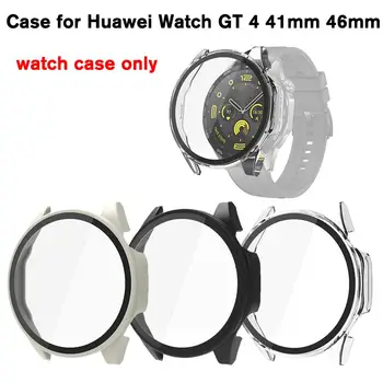 Sticla + Caz pentru Huawei Watch GT 4 41mm 46mm Accessoroy PC-ul All-in jurul Barei de protecție Capac de Protecție + Ecran Protector pentru Huawei I7C1