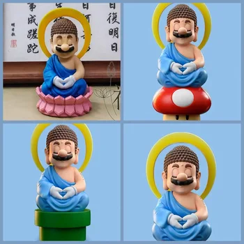 Super Mary SUPER Pentru Floare de Lotus Instalator Gk PVC Statuie de Acțiune Figurina Birou de Colectie Anime Jucarii Model Cifre Cadou