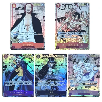 Una Bucata Diy Semnătura Card Shanks Monkey D. Luffy Personaje Anime Pentru Colectarea Flash Card De Desene Animate Jucarii Cadou De Crăciun