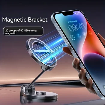 Universal cu Magnet GPS Auto Suport Magnetic Masina cu Suport pentru Telefon pentru iPhone 15 14 Pro Max, 720° Rotație Telefon Mobil Suport pentru MagSafe