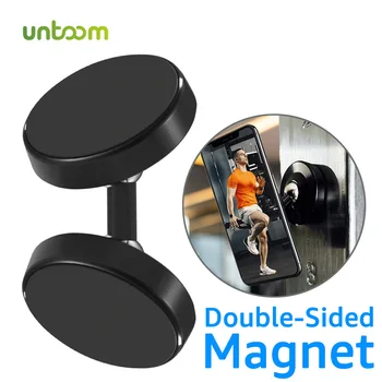 Untoom Magnetic cu Suport de Telefon Sta față-Verso Magnet mobil Telefon Mobil Mount pentru Sport Atașați la Orice Suprafata de Metal 720° Rotație