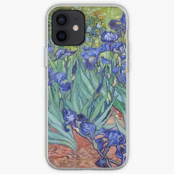 Van Gogh Irisi Iphone Caz Greu Caz Telefon Personalizate pentru iPhone X XS XR Max 6 6S 7 8 Plus 11 12 13 14 Pro Mini Max